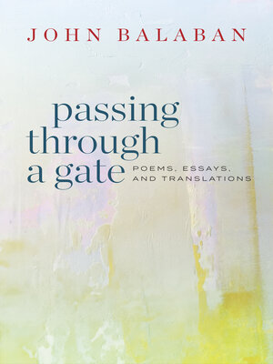 cover image of Passing through a Gate